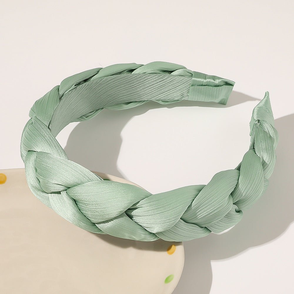 Bandeau Cheveux Élastique Croisé en Tissu pour Femme - Saunders Cosmétiques