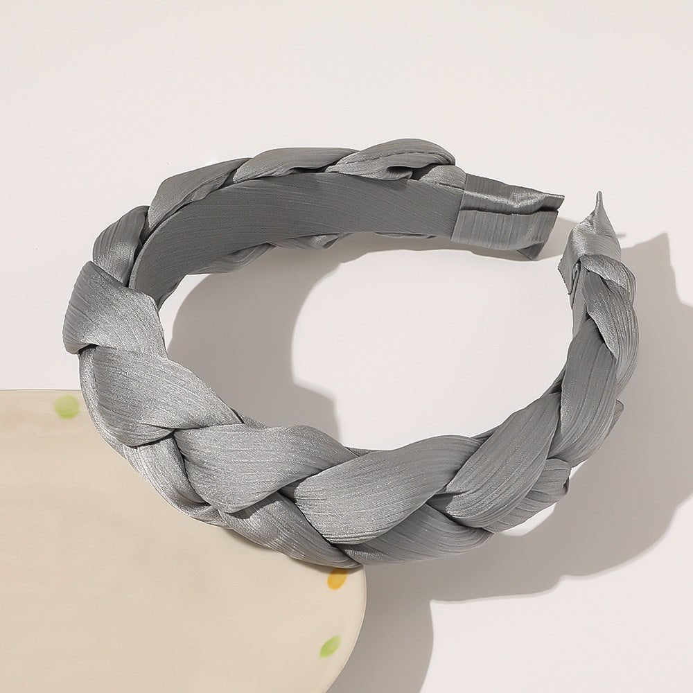 Bandeau Cheveux Élastique Croisé en Tissu pour Femme - Saunders Cosmétiques