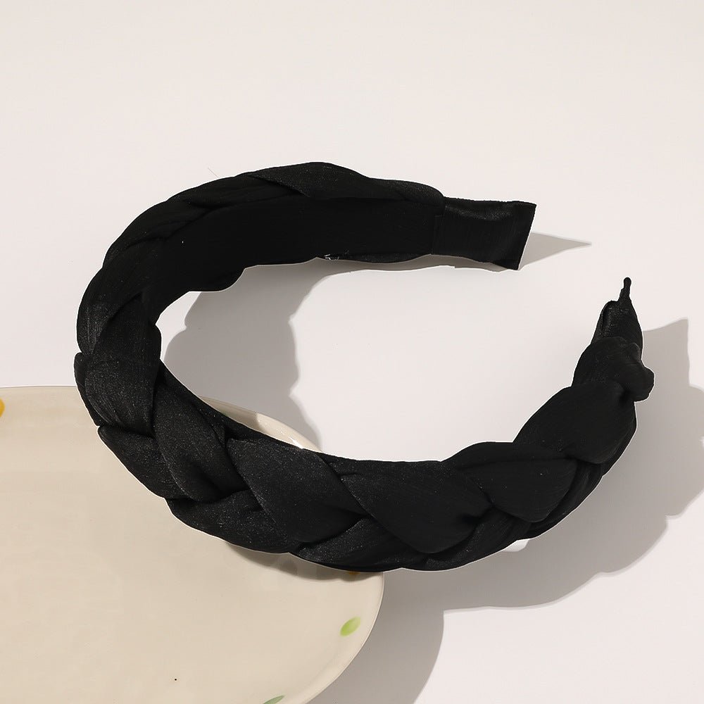 Bandeau Cheveux Élastique Croisé en Tissu pour Femme - Saunders Cosmétiques