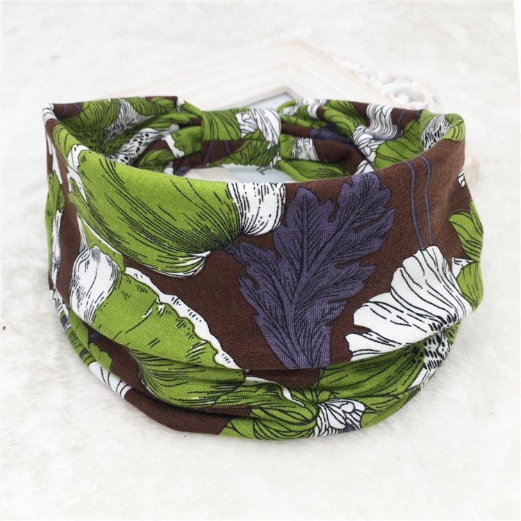 Bandeau Sport Yoga Femme - Bandeau Élastique Anti - Transpiration - Saunders Cosmétiques