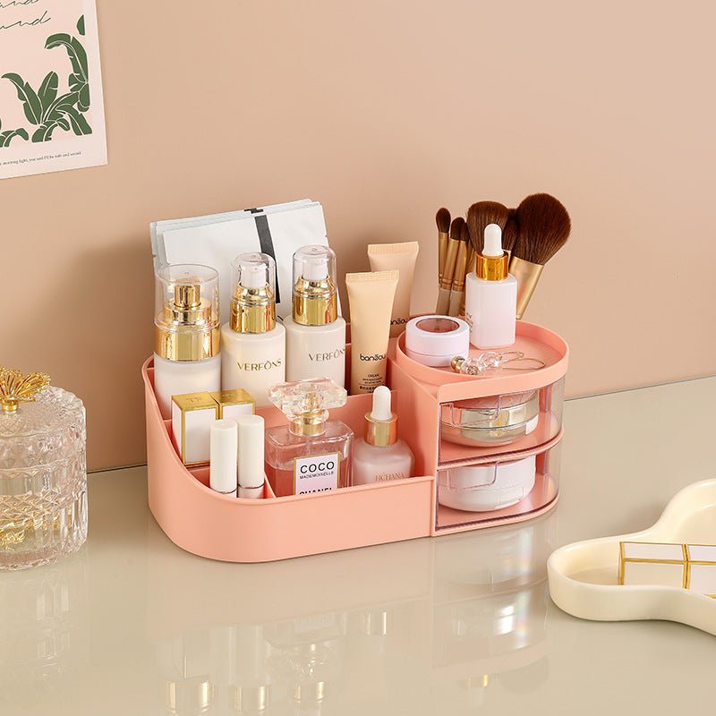 Boîte de Rangement Cosmétique Minimaliste à Tiroirs - Saunders Cosmétiques
