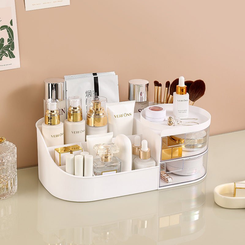 Boîte de Rangement Cosmétique Minimaliste à Tiroirs - Saunders Cosmétiques