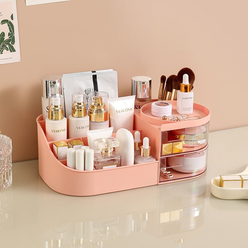 Boîte de Rangement Cosmétique Minimaliste à Tiroirs - Saunders Cosmétiques
