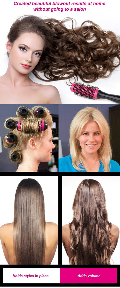 Brosse Ronde Céramique Professionnelle 50mm Résistante  - Saunders Cosmétiques