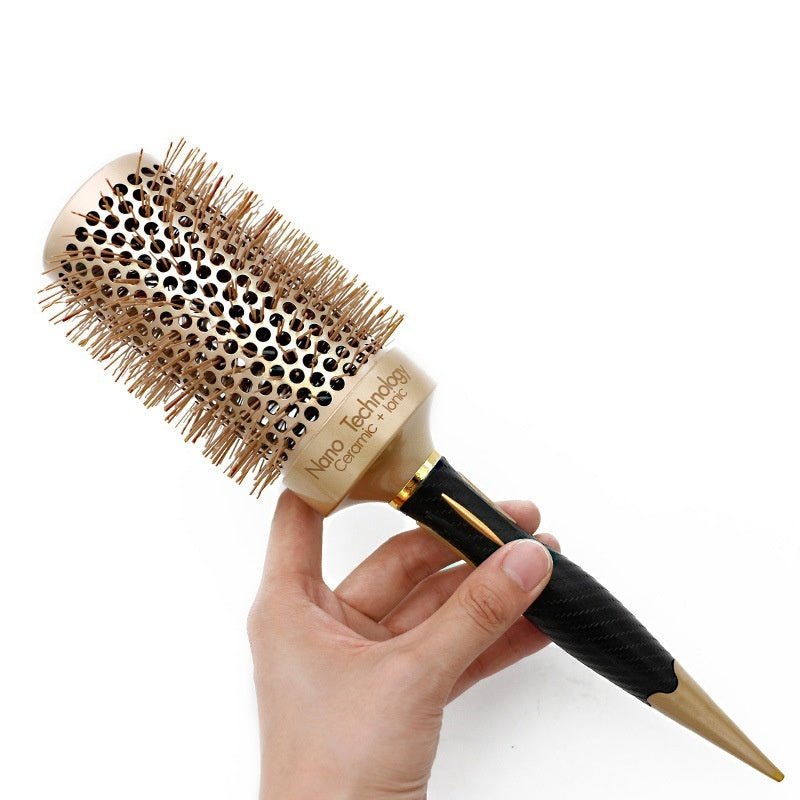 Brosse Ronde Thermique | Poils Naturels Volume Professionnel- Saunders Cosmétiques