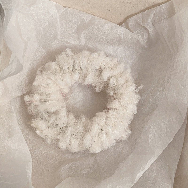 Chouchou Peluche Doux - Élastique Cheveux Confortable et Mignon - Saunders Cosmétiques