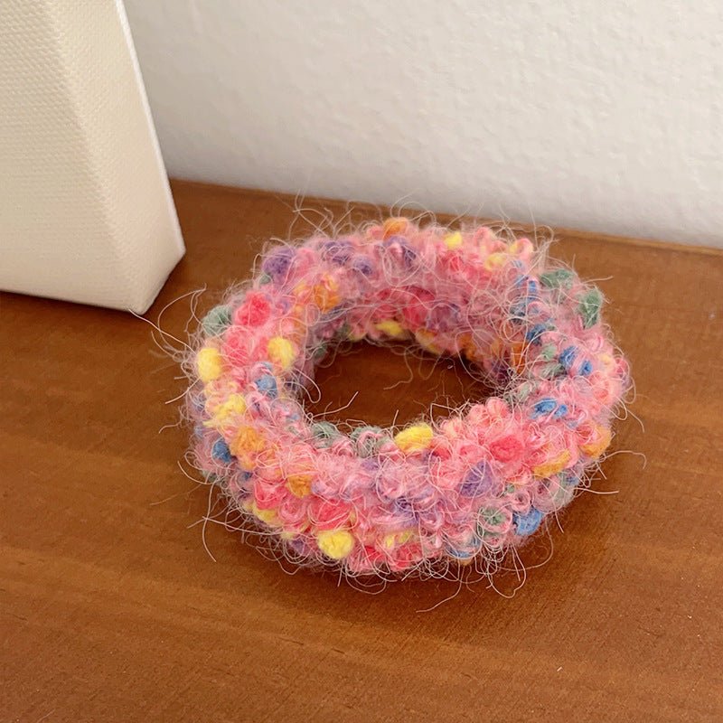 Chouchou Peluche Doux - Élastique Cheveux Confortable et Mignon - Saunders Cosmétiques