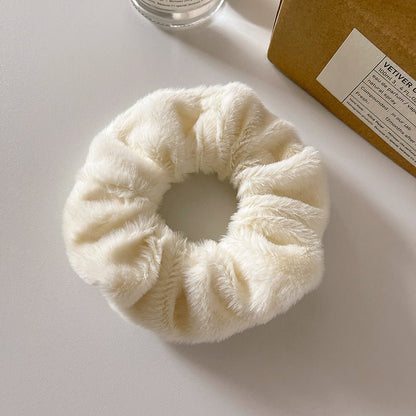 Chouchou Peluche Doux - Élastique Cheveux Confortable et Mignon - Saunders Cosmétiques