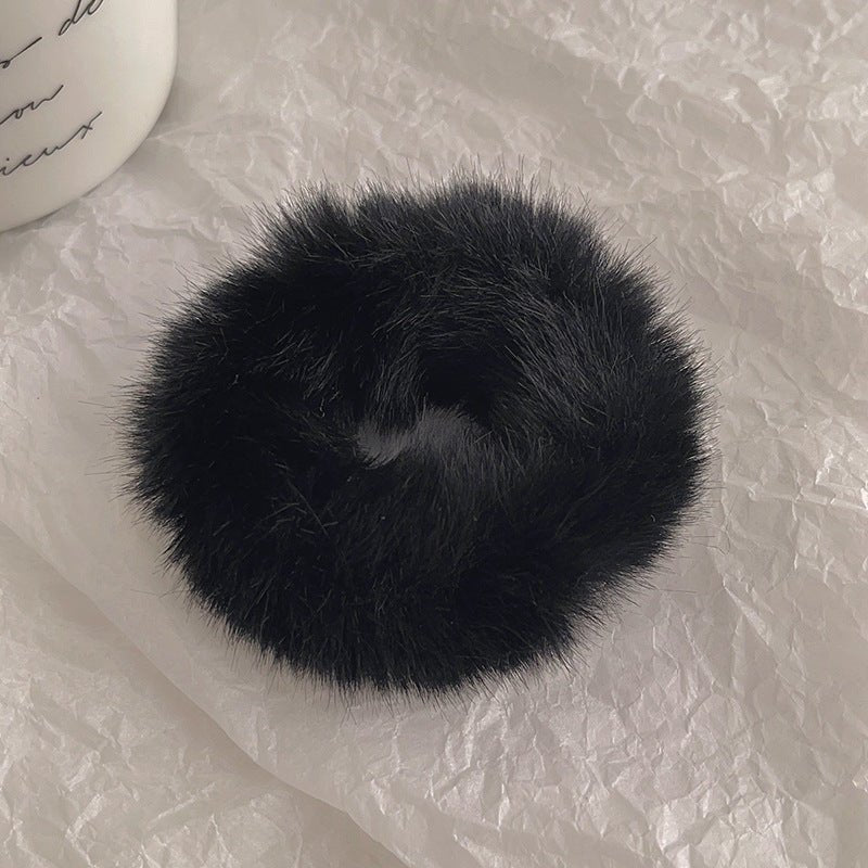 Chouchou Peluche Doux - Élastique Cheveux Confortable et Mignon - Saunders Cosmétiques