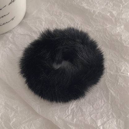 Chouchou Peluche Doux - Élastique Cheveux Confortable et Mignon - Saunders Cosmétiques