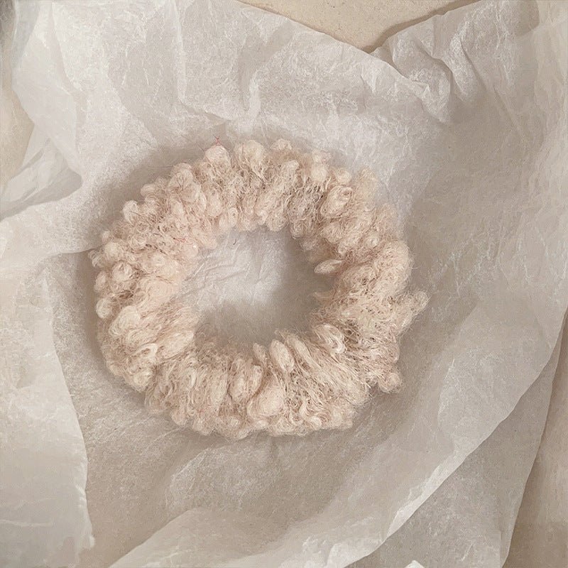 Chouchou Peluche Doux - Élastique Cheveux Confortable et Mignon - Saunders Cosmétiques