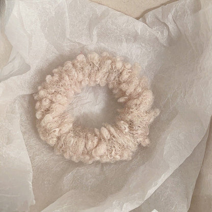 Chouchou Peluche Doux - Élastique Cheveux Confortable et Mignon - Saunders Cosmétiques