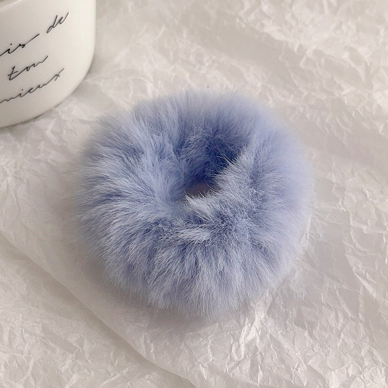 Chouchou Peluche Doux - Élastique Cheveux Confortable et Mignon - Saunders Cosmétiques