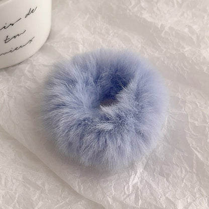 Chouchou Peluche Doux - Élastique Cheveux Confortable et Mignon - Saunders Cosmétiques