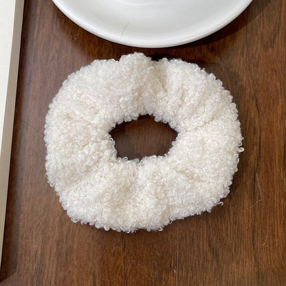 Chouchou Peluche Doux - Élastique Cheveux Confortable et Mignon - Saunders Cosmétiques