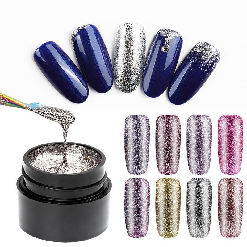 Colle UV Photothérapie Ongles | Platinum Bright - Saunders Cosmétiques