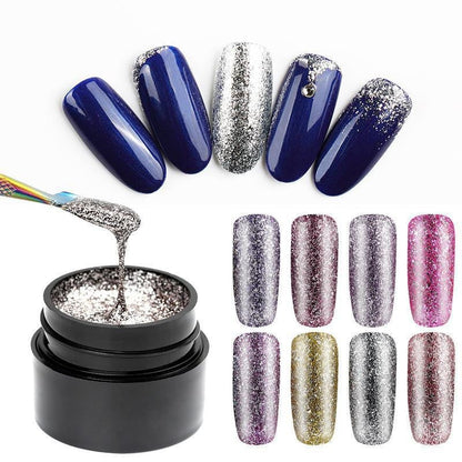 Colle UV Photothérapie Ongles | Platinum Bright - Saunders Cosmétiques