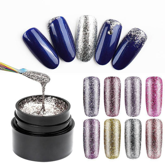 Colle UV Photothérapie Ongles | Platinum Bright - Saunders Cosmétiques
