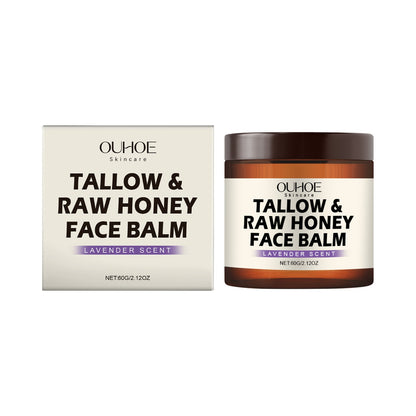 Crème au Suif et Miel - Soin Visage Naturel Nourrissant - Saunders Cosmétiques