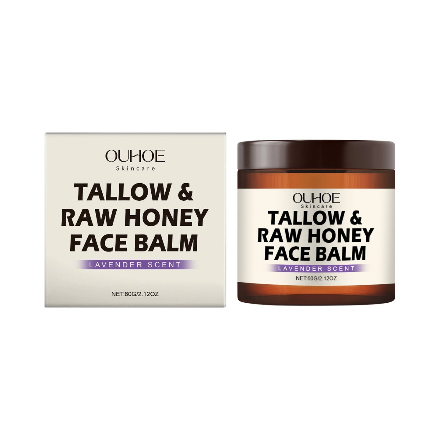 Crème au Suif et Miel - Soin Visage Naturel Nourrissant - Saunders Cosmétiques