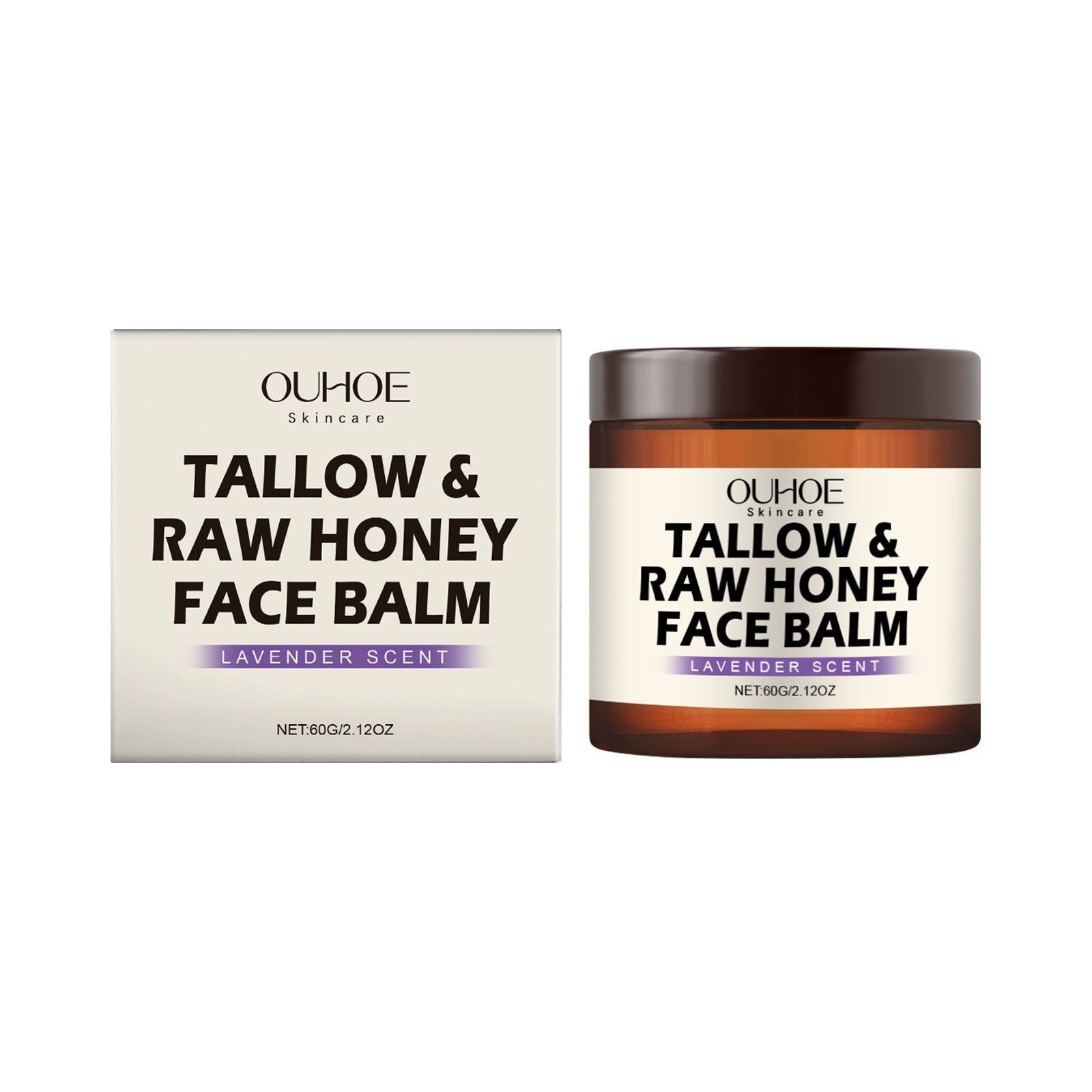 Crème au Suif et Miel - Soin Visage Naturel Nourrissant - Saunders Cosmétiques