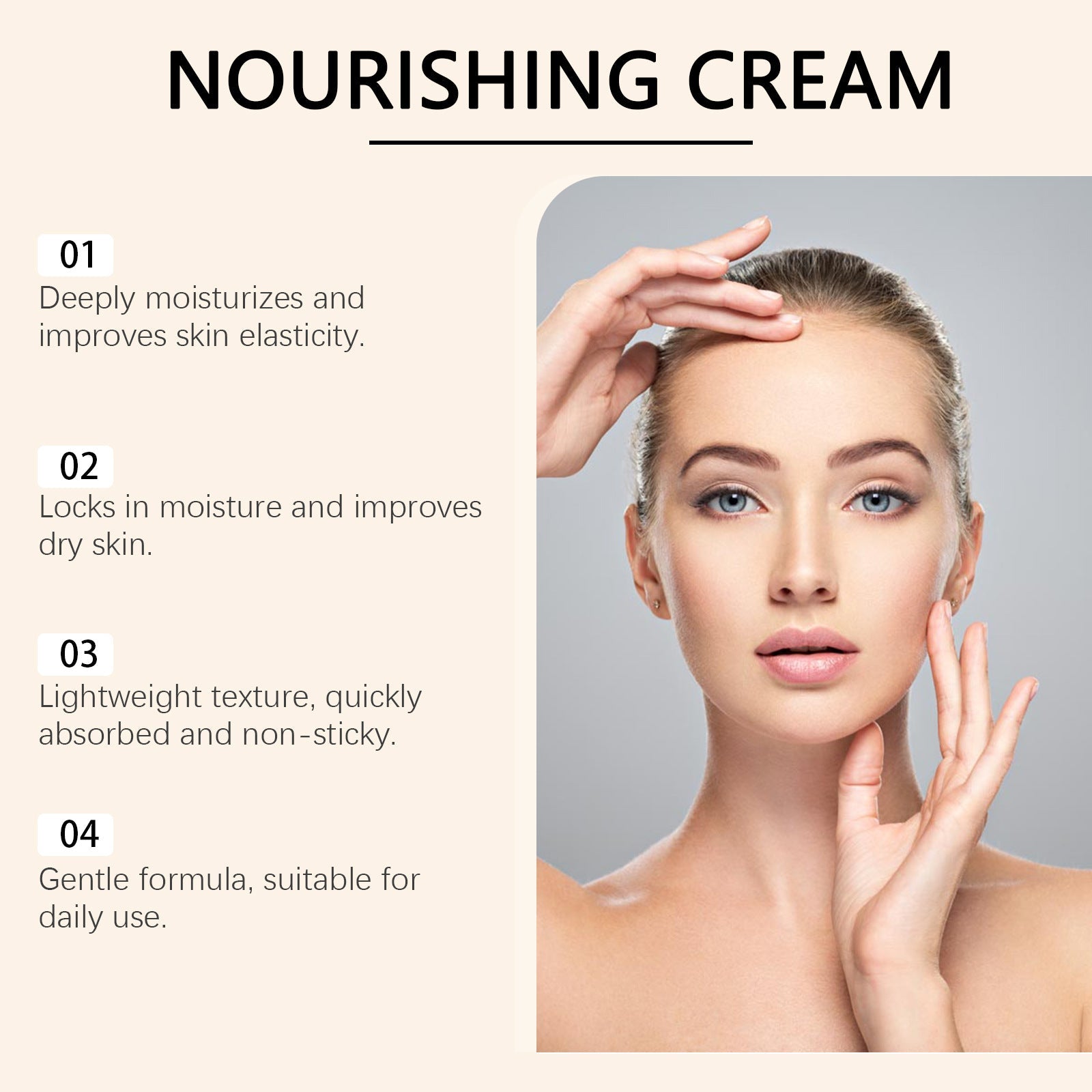 Crème Hydratante Visage - Soin Quotidien Premium - Saunders Cosmétiques