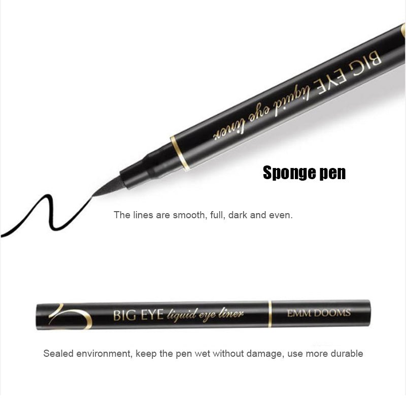 Eyeliner Liquide Waterproof Longue Tenue Précis Anti-Bavure - Saunders Cosmétiques