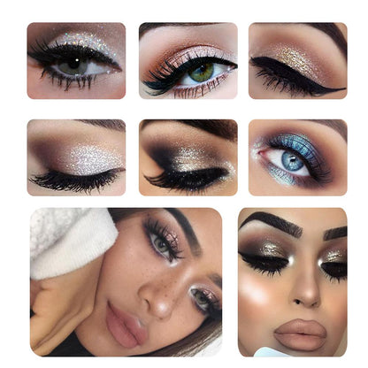 Fard à Paupières Gel Pailleté Longue Tenue - Waterproof - Saunders Cosmétiques