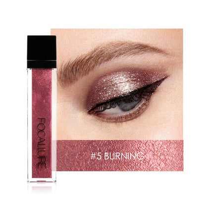 Fard à Paupières Liquide Paillettes Monochrome Longue Tenue - Saunders Cosmétiques