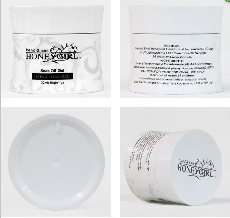 Gel Transparent UV Professionnel - Extension et Manucure - Saunders Cosmétiques