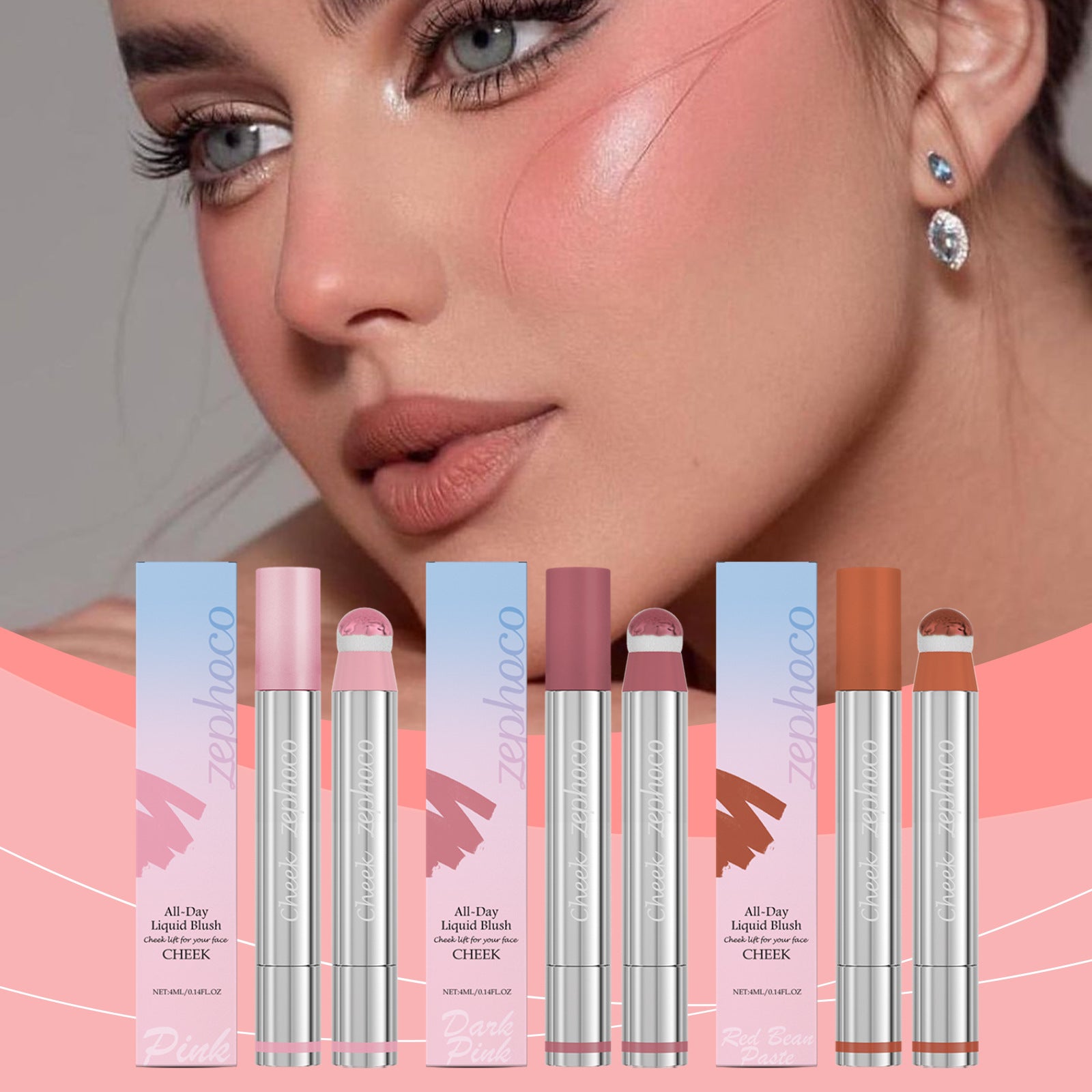 Gloss Multifonction 3-en-1 Réparateur, Illuminateur et Blush - Saunders Cosmétiques