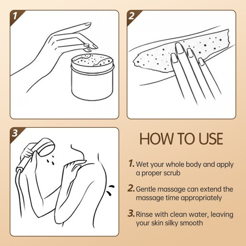 Gommage Corps Nettoyant - Exfoliation Douce et Purifiante - Saunders Cosmétiques