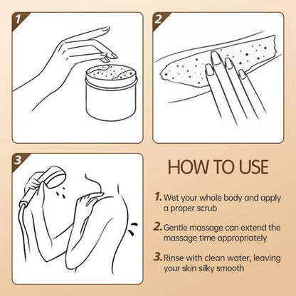 Gommage Corps Nettoyant - Exfoliation Douce et Purifiante - Saunders Cosmétiques