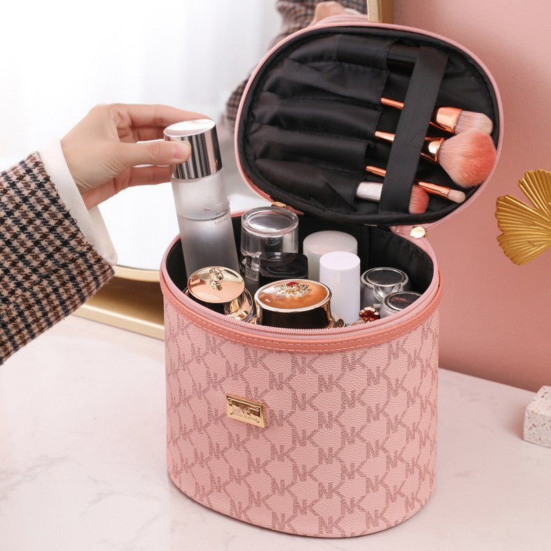 Grande Trousse Cosmétique à Capacité XXL - Boîte de Rangement Beauté Portable - Saunders Cosmétiques