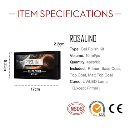 Kit de Base pour Ongles Set Complet Manucure Professionnelle - Saunders Cosmétiques