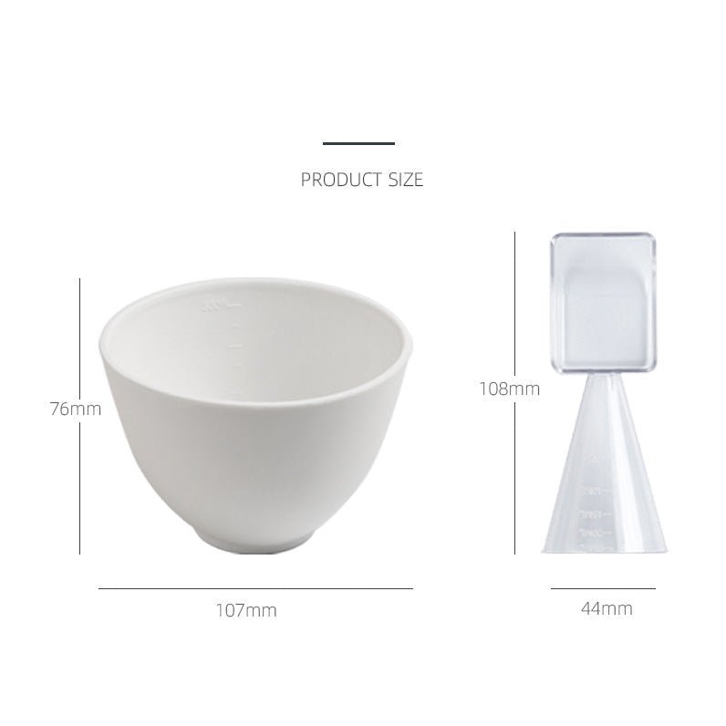 Kit de Soin Visage 5 Pièces - Bol à Masque et Accessoires Professionnels - Saunders Cosmétiques