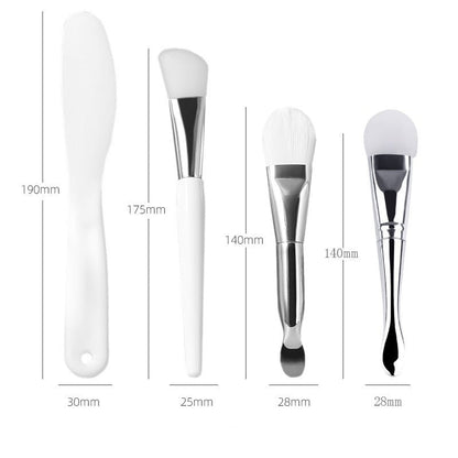 Kit de Soin Visage 5 Pièces - Bol à Masque et Accessoires Professionnels - Saunders Cosmétiques