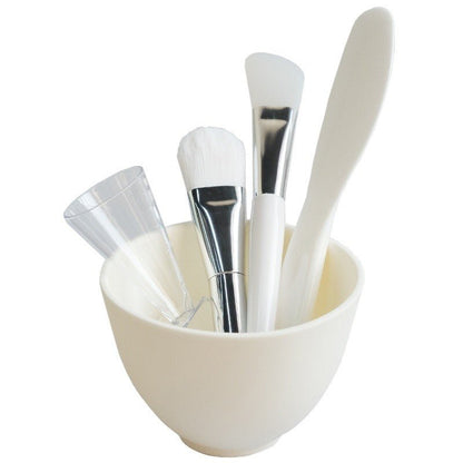 Kit de Soin Visage 5 Pièces - Bol à Masque et Accessoires Professionnels - Saunders Cosmétiques