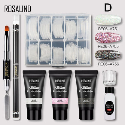 Kit Gel Liquide Extension Ongles 30ML 3 Pièces Professionnel - Saunders Cosmétiques