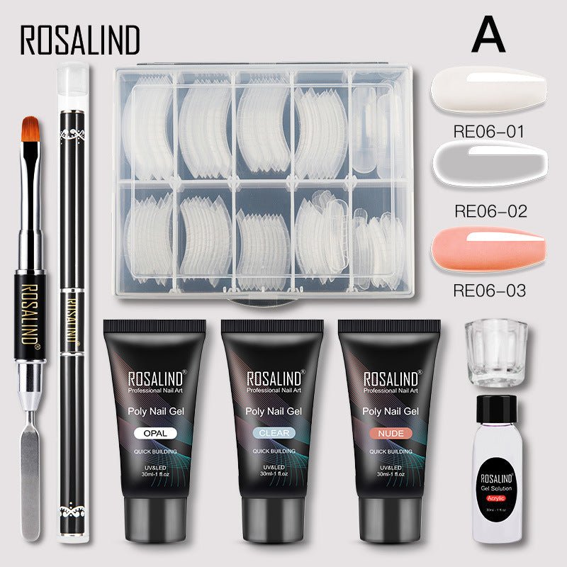 Kit Gel Liquide Extension Ongles 30ML 3 Pièces Professionnel - Saunders Cosmétiques