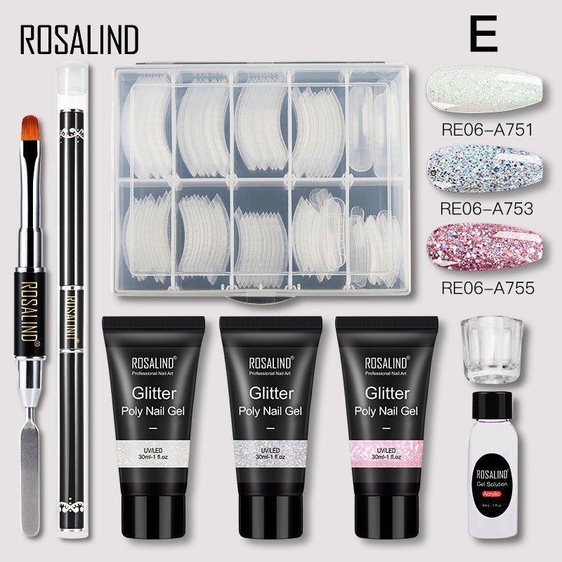 Kit Gel Liquide Extension Ongles 30ML 3 Pièces Professionnel - Saunders Cosmétiques