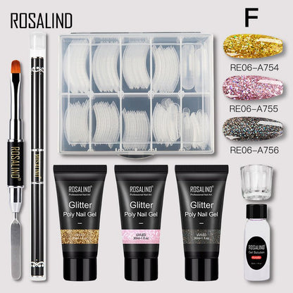Kit Gel Liquide Extension Ongles 30ML 3 Pièces Professionnel - Saunders Cosmétiques