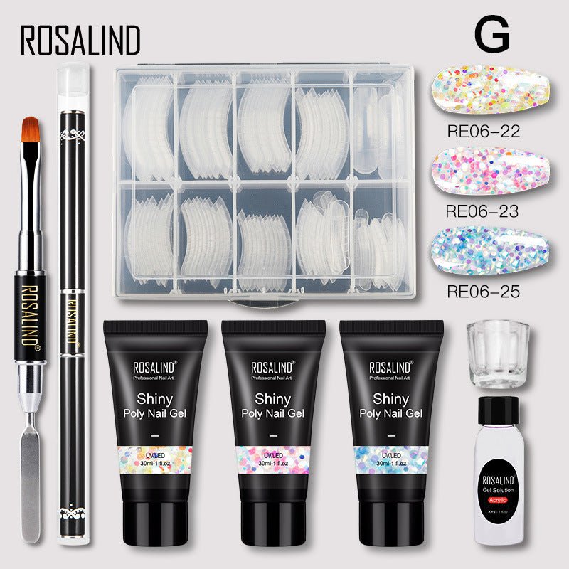 Kit Gel Liquide Extension Ongles 30ML 3 Pièces Professionnel - Saunders Cosmétiques