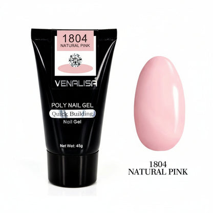 Kit Gel Poly Nail Venalisa - Transparent Extension d'Ongles - Saunders Cosmétiques