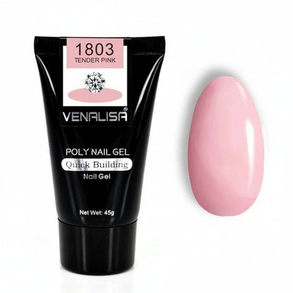 Kit Gel Poly Nail Venalisa - Transparent Extension d'Ongles - Saunders Cosmétiques