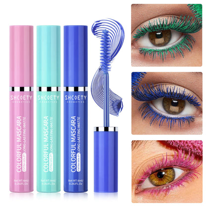 Mascara Coloré Waterproof Longue Tenue - Volume et Longueur - Saunders Cosmétiques