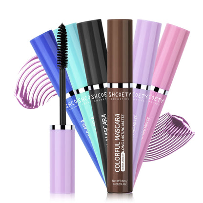 Mascara Coloré Waterproof Longue Tenue - Volume et Longueur - Saunders Cosmétiques