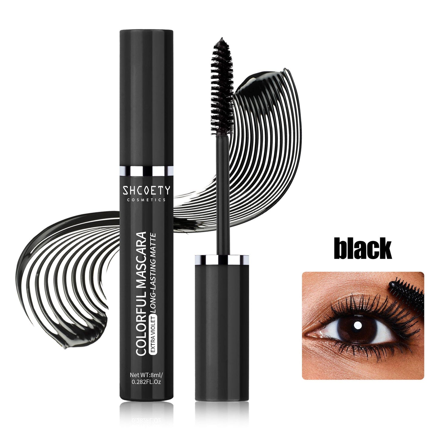Mascara Coloré Waterproof Longue Tenue - Volume et Longueur - Saunders Cosmétiques