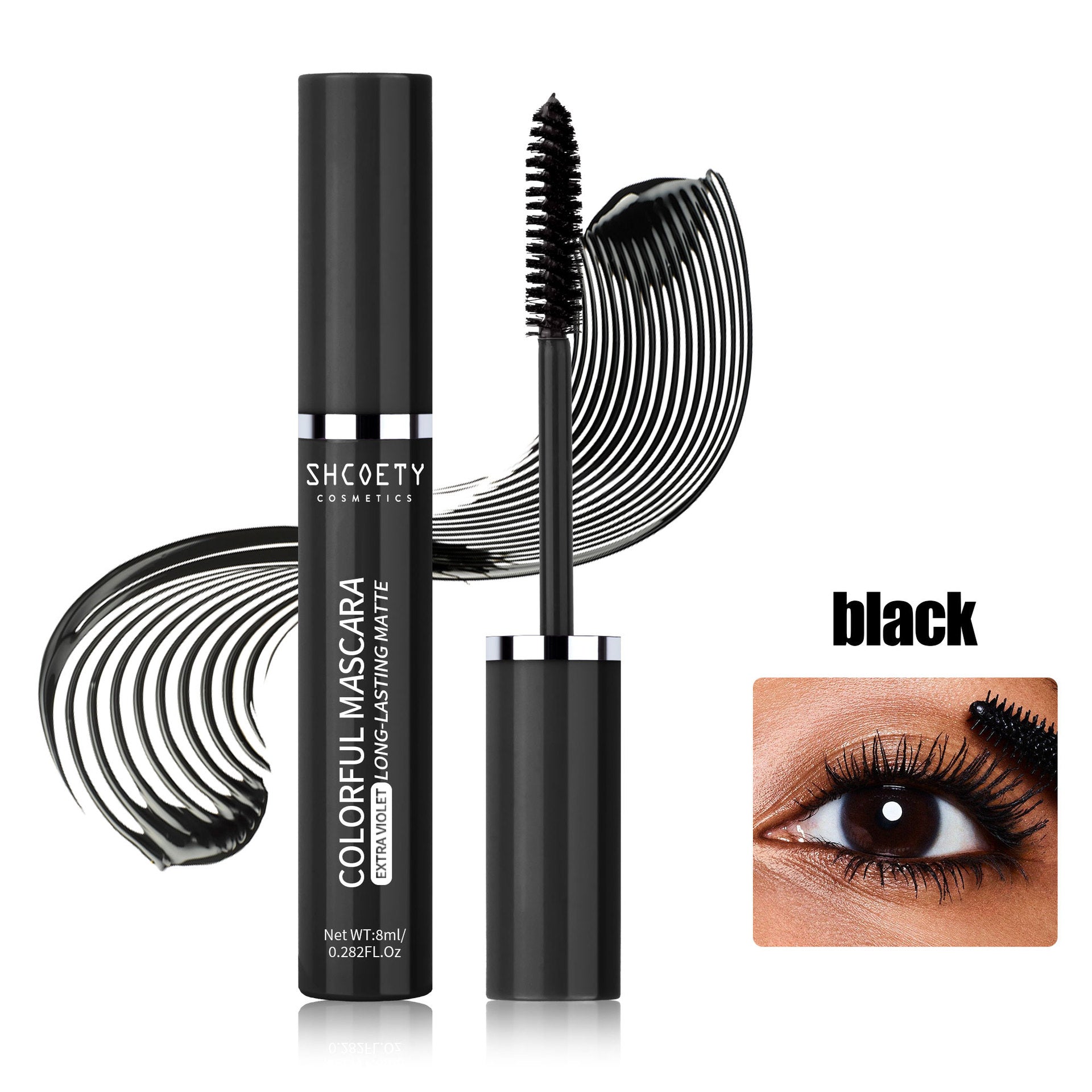 Mascara Coloré Waterproof Longue Tenue - Volume et Longueur - Saunders Cosmétiques