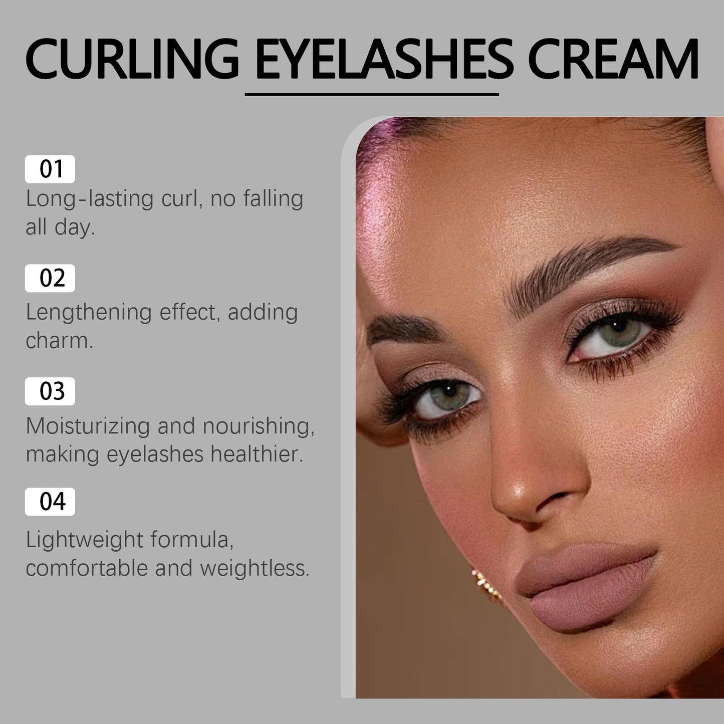 Mascara Longue Tenue Recourbant -  Cils Courbés et Allongés - Saunders Cosmétiques